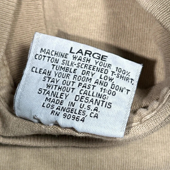 Vintage 90s Friends Central Perk Stanley Desantis Single Stitch T Shirt Mens L - Picture 10 of 11